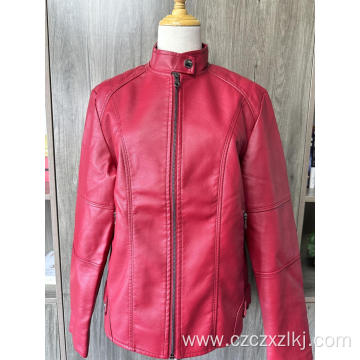 Custom women's leather jacket